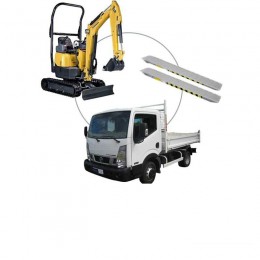 Location ensemble camion pelle rampe 1T