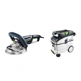 Ponceuse beton a main avec aspirateur