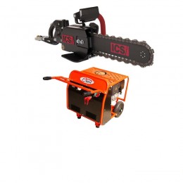 Location tronconneuse a beton avec compresseur hydraulique