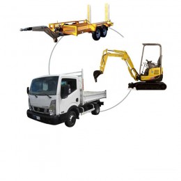 Location ensemble camion pelle remorque 1T7