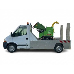 Location camion pick up + broyeur chenilles